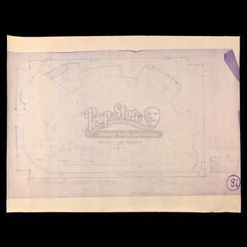 STAR WARS: A NEW HOPE (1977) - Docking Bay 94 and Partial Millennium Falcon Blueprint