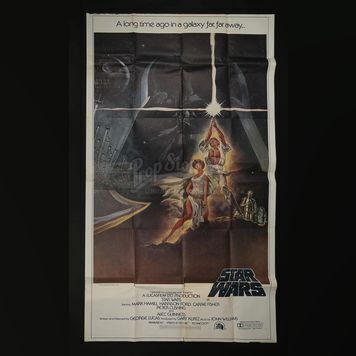 STAR WARS: A NEW HOPE (1977) - Three Sheet Poster