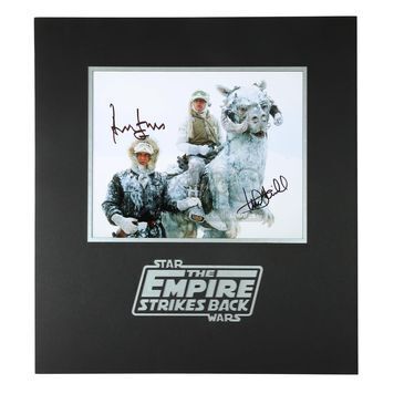 STAR WARS: THE EMPIRE STRIKES BACK (1980) - Harrison Ford and Mark Hamill Autographed Photograph
