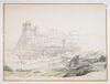 Lot #180 - CONAN THE BARBARIAN (1982) - Hand-drawn Ron Cobb Shadizar Concept Sketch