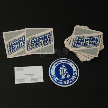 STAR WARS: THE EMPIRE STRIKES BACK (1980) - Philip Kohler's Business Card and Production Coasters