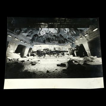 STAR WARS: THE EMPIRE STRIKES BACK (1980) - Ralph McQuarrie Hand-Drawn Matte Study Painting - Ice Hangar
