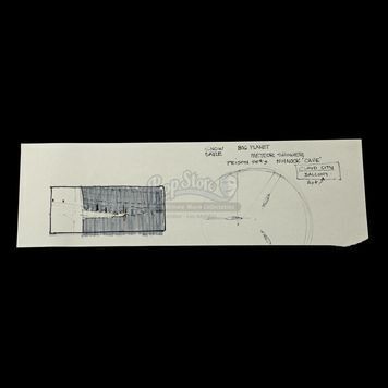 STAR WARS: THE EMPIRE STRIKES BACK (1980) - Ralph McQuarrie Hand-Drawn Reactor Vane Thumbnail