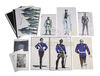 Lot #200 - DEMOLITION MAN (1993) - Bob Ringwood Hand-painted Main Character Costume Designs, Assorted Artwork and Promotional Stills