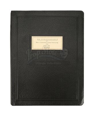 Lot #214 - DR. STRANGELOVE OR: HOW I LEARNED TO STOP WORRYING AND LOVE THE BOMB (1964) - Early Draft Script