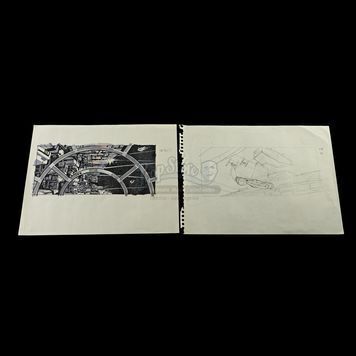 STAR WARS: RETURN OF THE JEDI (1983) - Hand-Drawn Storyboards - SB 76 (1) and SB 81