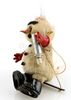 Lot #273 - FRAGGLE ROCK (TV SERIES, 1983-1987) - Holiday Display Doozer Snowman with Swing - 2