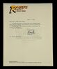 Lot #353 - RAIDERS OF THE LOST ARK (1981) - Framed Bill Varney BAFTA Nomination, Letter from Frank Marshall, and Telegram - 4
