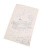 Lot #360 - INDIANA JONES AND THE TEMPLE OF DOOM (1984) - Harrison Ford, Steven Spielberg and George Lucas Autographed Club Obi Wan Menu - 4