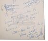 Lot #360 - INDIANA JONES AND THE TEMPLE OF DOOM (1984) - Harrison Ford, Steven Spielberg and George Lucas Autographed Club Obi Wan Menu - 6