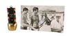 Lot #384 - JAMES BOND: ON HER MAJESTY'S SECRET SERVICE (1969) - Crew Gift Cowbell and Two Black-and-white On-set Photographs - 9