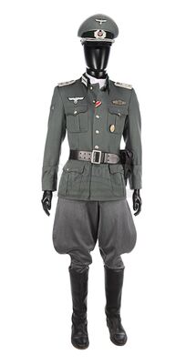 Lot #422 - JOJO RABBIT (2019) - Captain Klenzendorf's (Sam Rockwell) Complete German Uniform
