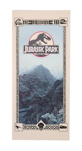 Lot #434 - JURASSIC PARK (1993) - Park Visitor Brochure