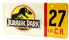 Lot #435 - JURASSIC PARK (1993) - Park Jeep 27 License Plate - 3
