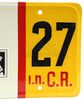 Lot #435 - JURASSIC PARK (1993) - Park Jeep 27 License Plate - 5