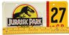 Lot #435 - JURASSIC PARK (1993) - Park Jeep 27 License Plate - 6