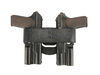 Lot #448 - KINGSMAN: THE SECRET SERVICE (2014) - Kingsman Stunt Pistols and Back Holster