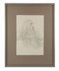 Lot #480 - THE LORD OF THE RINGS: THE FELLOWSHIP OF THE RING (2001) - Alan Lee Saruman Pencil Sketch