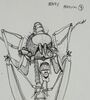 Lot #495 - MEN IN BLACK (1997) - Three Hand-drawn John Bell "Mikey" Concept Illustrations - 5