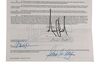 Lot #496 - MICHAEL JACKSON: 30TH ANNIVERSARY CELEBRATION (TV, 2001) - Contract Signed by Michael Jackson, David Gest and Gloria Estefan - 3