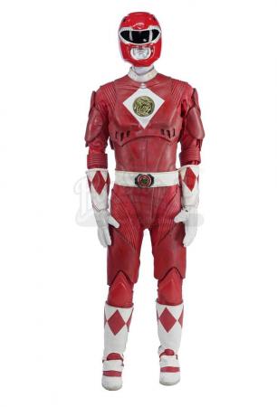 Lot 502 Mighty Morphin Power Rangers The Movie 1995 Red Ranger Steve Cardenas Costume With Replica Helmet Price Estimate 15000 20000