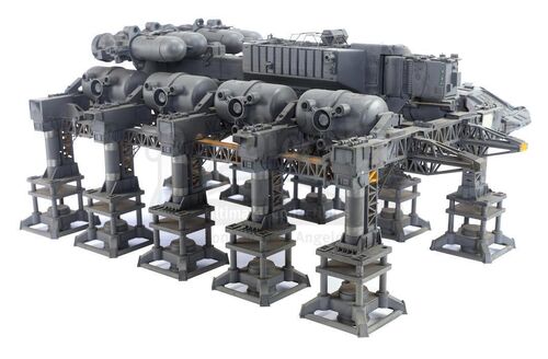 Lot #514 - MOON (2009) - Eliza Rescue Ship Model Miniature