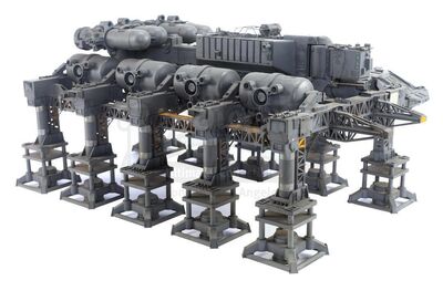 Lot #514 - MOON (2009) - Eliza Rescue Ship Model Miniature