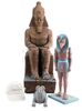 Lot #519 - THE MUMMY (1999)/THE MUMMY RETURNS (2001) - Egyptian Model Miniatures and Crew Hat