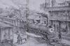 Lot #526 - THE MUMMY RETURNS (2001) - Three Allan Cameron Hand-Drawn Landscape Concepts - 5