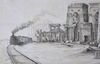 Lot #526 - THE MUMMY RETURNS (2001) - Three Allan Cameron Hand-Drawn Landscape Concepts - 16