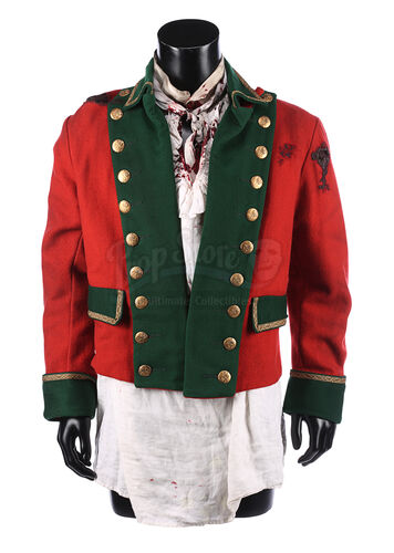 Lot #545 - THE PATRIOT (2000) - Col. William Tavington's (Jason Isaacs) Final Battle Jacket and Shirt