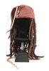 Lot #553 - PIRATES OF THE CARIBBEAN SERIES (2003-2017) - Captain Jack Sparrow's (Johnny Depp) and Angelica's (Penelope Cruz) Wig and Bandana - 2