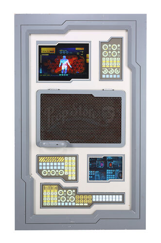 Lot #569 - PROMETHEUS (2012) - David's (Michael Fassbender) Screen-matched Light-up Spacesuit Bay Panel