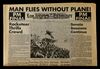 Lot #593 - THE ROCKETEER (1991) - Bulldog Cafe Menu, "Rocketeer Thrills Crowd" Newspaper, and Bigelow's Air Circus Memorabilia - 2