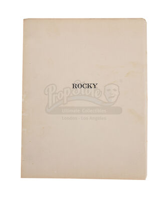 Lot #597 - ROCKY (1976) - Revised Script