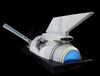 Lot #652 - STAR TREK II: THE WRATH OF KHAN (1982)/STAR TREK III: THE SEARCH FOR SPOCK (1984)/STAR TREK VI: THE UNDISCOVERED COUNTRY (1991) - Screen-matched Light-up Battle-damaged USS Enterprise Hull Insert Section Model Miniature Display - 2