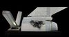 Lot #652 - STAR TREK II: THE WRATH OF KHAN (1982)/STAR TREK III: THE SEARCH FOR SPOCK (1984)/STAR TREK VI: THE UNDISCOVERED COUNTRY (1991) - Screen-matched Light-up Battle-damaged USS Enterprise Hull Insert Section Model Miniature Display - 12