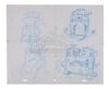 Lot #668 - STAR WARS: PREQUEL TRILOGY (1999-2005) - Doug Chiang Hand-Drawn Astromech Droid Concept Sketches - 2