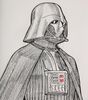 Lot #702 - STAR WARS: A NEW HOPE (1977) - John Mollo Hand-coloured Darth Vader (Dave Prowse) Costume Design - 2
