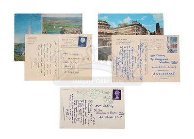 Lot #716 - ALEC GUINNESS - Handwritten Postcards