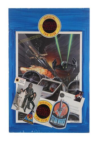 Lot #722 - STAR WARS: THE EMPIRE STRIKES BACK (1980) - Gary Kurtz's Office Fan Club Poster Collage