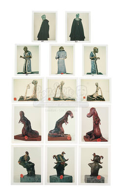 Lot #755 - STAR WARS: RETURN OF THE JEDI (1983) - Set of Creature Maquette Polaroids