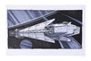 Lot #789 - STARSHIP TROOPERS (1997) - Hand-drawn and Hand-coloured Spaceship Concept Art by John Bell and Jim Martin - 2