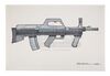 Lot #790 - STARSHIP TROOPERS (1997) - Hand-drawn and Hand-coloured Infantry Weapons Concept Art by Jim Martin - 4