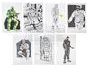 Lot #791 - STARSHIP TROOPERS (1997) - Hand-drawn and hand-coloured Mobile Infantry Costume Designs by Jim Martin and John Bell