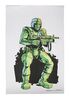 Lot #791 - STARSHIP TROOPERS (1997) - Hand-drawn and hand-coloured Mobile Infantry Costume Designs by Jim Martin and John Bell - 2