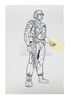 Lot #791 - STARSHIP TROOPERS (1997) - Hand-drawn and hand-coloured Mobile Infantry Costume Designs by Jim Martin and John Bell - 3