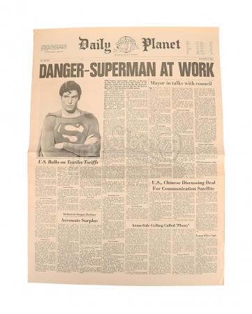 Lot #803 - SUPERMAN II (1980) AND SUPERMAN III (1983) - Set of Daily Planet Newspapers - 8