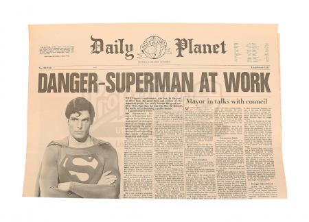 Lot #803 - SUPERMAN II (1980) AND SUPERMAN III (1983) - Set of Daily Planet Newspapers - 9