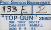 Lot #828 - TOP GUN (1986) - Production-used Clapperboard - 3